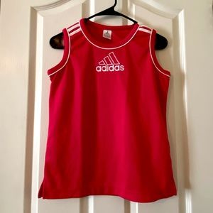 Vintage Hot Pink Adidas Tank Top